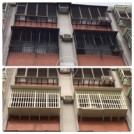 鼎翔鋼鋁門窗 - #板橋文聖街
項目?拆舊黑鐵窗換新穿梭管凸窗

屋主莫約是半年前與我們聯繫的
最近聯繫我們告知要更換囉
於是乎
前陽台的兩個房間外換上了新的鋁製穿梭管凸窗
為了安全考量各自開了一個逃生用安全門

依照客戶需求
我們在一個窗戶開了一個掀蓋
由於冷氣廠商告知屋主無需加裝冷氣主機架
所以我們則預留好掀蓋位置及大小
以便屋主的冷氣廠商安裝冷氣主機及日後維修?