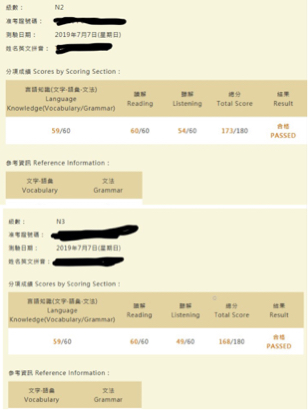 Joey -  3個月內從N4到同時通過N2&N3