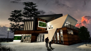 張佐銘 - 建築外觀設計-3D渲染圖