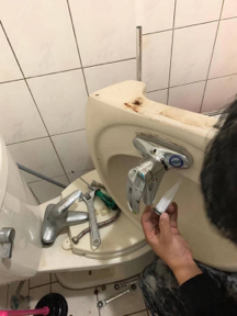 程興水電行 - 浴室洗手台水龍頭更新