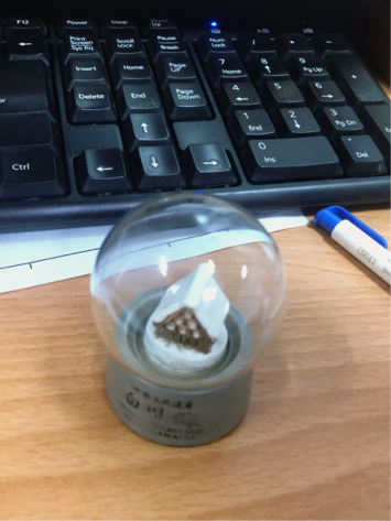 傑斯設計 - 日本帶回雪花球摔破維修