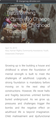 Meryl - 英文採訪報導