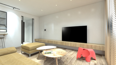 橫築室內設計 - 3D示意