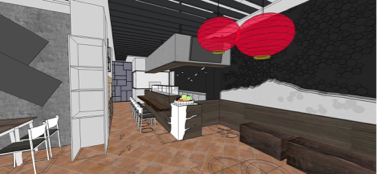 凝創設計企業有限公司 - 店面設計3D圖