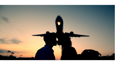 YUAN來如此 - 女孩是空姐、男孩是銀行員，他們從大學到現在一路走了7年，決定在晚霞和飛機見證下，「走入下一段旅程」