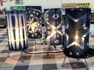 May Lin - 社造藍染課程-藍染桌燈製作