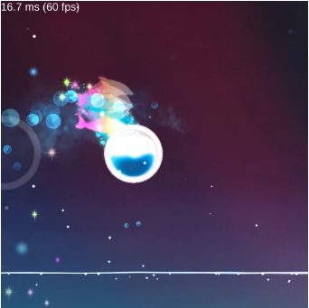 Luke Yu - 海豚Alpha-音樂節奏遊戲
・使用Unity分析SpectrumData函式，自動產生波形
・粒子及畫面特效