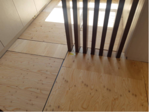 木匠兄弟木工木地板 - 南屯住家打底三層地板施工中