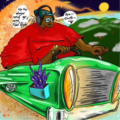 伍參插畫家 - 離開地球?