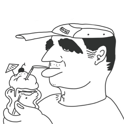 伍參插畫家 - 度假的我⛱️