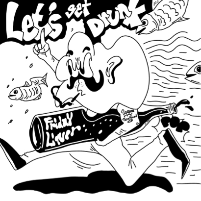 伍參插畫家 - 啤酒星期五