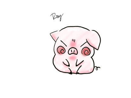 Ring -  自己設計的豚2