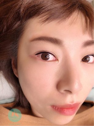 畫眉鳥與綠繡眼時尚半永久紋繡藝術美學 - 隱形眼線（術後即拍）