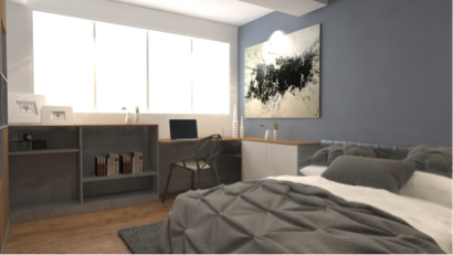 迦南美地室內設計 - 3D圖房間