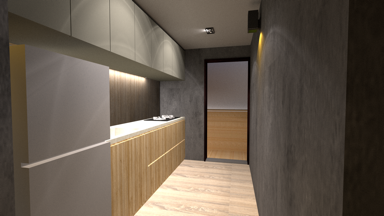 BS interior design studio - 蕭公館3D示意圖