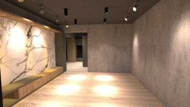 BS interior design studio - 蕭公館3D示意圖