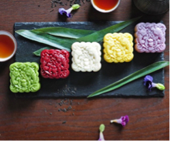 甜點烘焙 - 天然色冰皮月餅