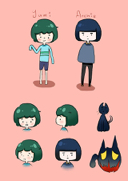 CyZyra Studio - 角色概念圖（就學期間的作品）