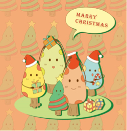 陳葳 - 電繪 聖誕節卡片