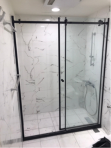 林鼎傑 - 淋浴拉門（滑門） 消光黑