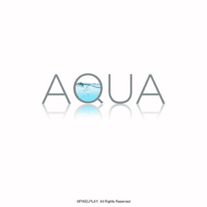 PixelPlay玩設計 - AQUA logo design PixelPlay玩設計 - AQUA logo design