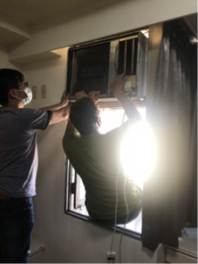 聰明冷氣保養 - 確認戶外安裝 工程進行