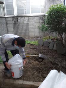 拓暘工程有限公司 - 前庭院整地-太平東英