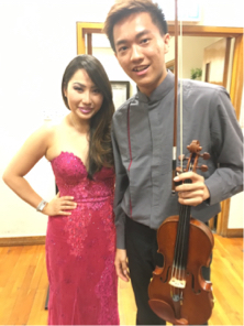 林修平 - 與世界級小提琴家Sarah Chang 隨團巡迴亞洲、歐美二十多個城市