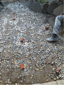 拓暘工程有限公司 - 前庭院撲網整地-太平東英