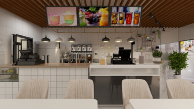 臺灣火石品牌策劃有限公司 - 店面設計模擬圖