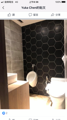 陳慶鴻 - 30X60公分。+六角磚混搭