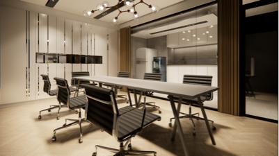 雲城室內裝修設計有限公司 - 現代辦公室實境設計圖