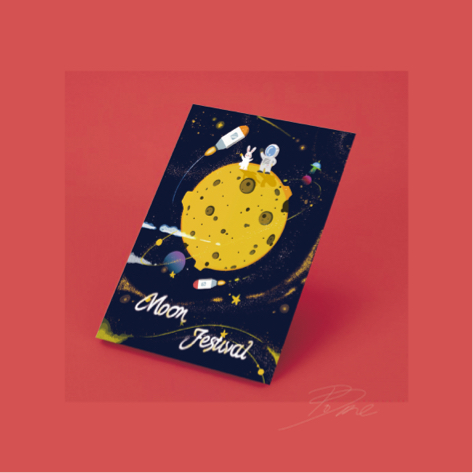 《Junmei》個人設計工作室 - 月餅禮卡設計