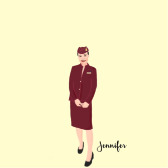 Darcy 邱韻樺 - 制服照寫真繪製