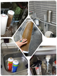 暐凱水電冷氣工程行 - 全戶濾境設備更換後的濾心 暐凱水電冷氣工程行 - 全戶濾境設備更換後的濾心