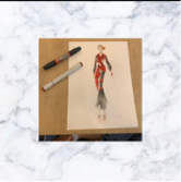 曾沛華 - 簡易服裝畫