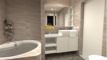 原木室內設計 - 住宅浴室規劃