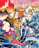 Level X勇者漫畫工作室 - 理髮廳看板設計