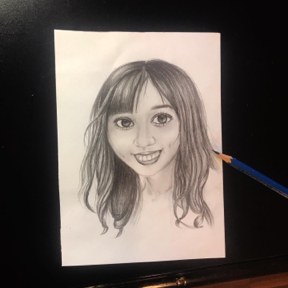 郭佩 Kimmy - 自己的個人肖像畫