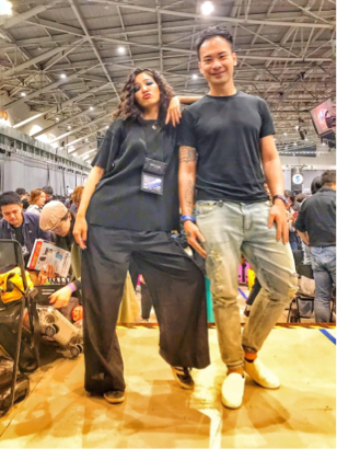 徐裕勝Luke - 和學生名模蔡蔡合影?