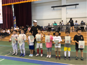 中華民國兒童少年擊劍聯盟 - 學生參加市長盃榮獲低年級組鈍劍第三、鋭劍第二