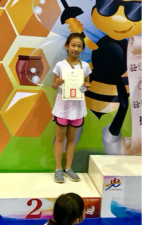 中華民國兒童少年擊劍聯盟 - 學生獲得106年國小盃女子鈍劍第二名