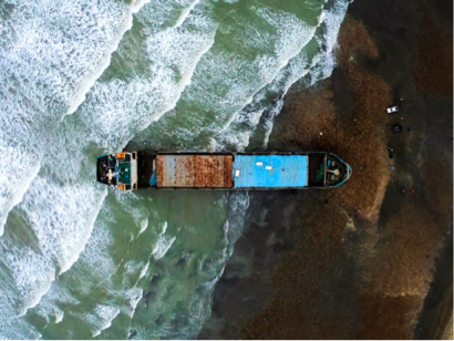 戴暘麟 - 後厝港擱淺船空拍