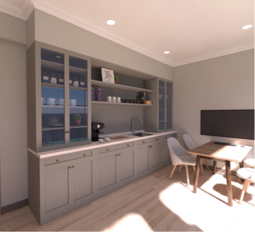 知硯室內裝修設計有限公司 - 診所洽談室