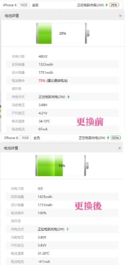 瑞沛爾手機維修 R.E.D - iPhone 6電池健康度