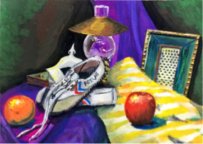 黃子育 - 壓克力景物寫生