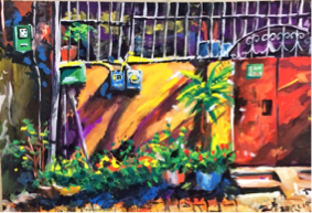 黃子育 - 壓克力寫生