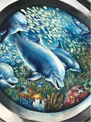 SammySu環境彩繪/壓克力/油畫 - 彩繪細節