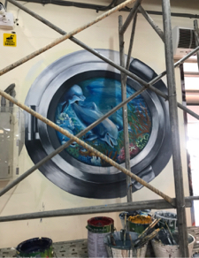 SammySu環境彩繪/壓克力/油畫 - 施工過程