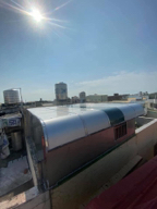 海林工程 - 更換朔鋁板中間更換一片pc板採光